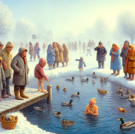 The Pond Is Warmer Than the Air