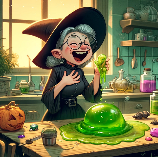 The Witch mistakes Slime For Jelly