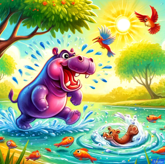 The Hippo Blows Off Steam