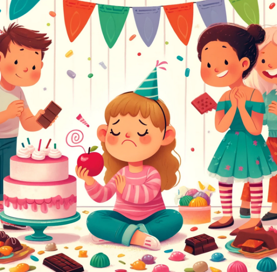 She does not care for sweets