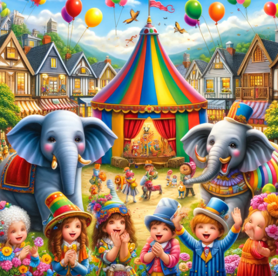 The Circus Comes to Villege