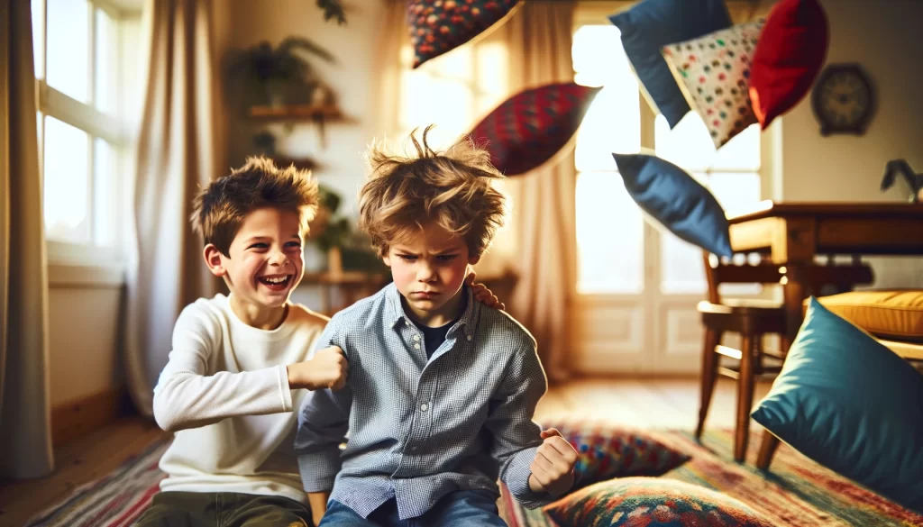 Brothers Push Buttons