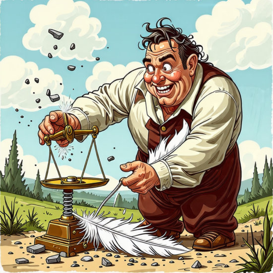 The Giant Has the Feather